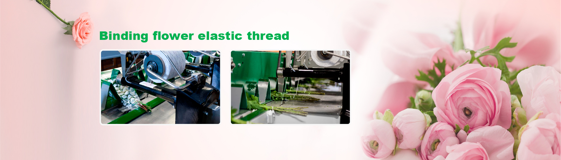 Binding Flower Elastic Thread